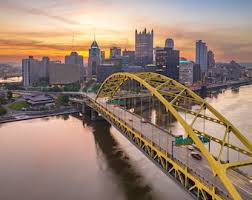 Morning Pittsburgh Bridge Jigsaw Puzzle