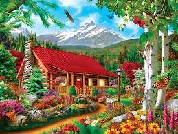 Mountain Hideaway Jigsaw Puzzle