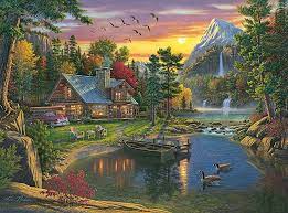 Mountain Paradise Jigsaw Puzzle