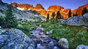 Mountain Stream Landscape Jigsaw Puzzle