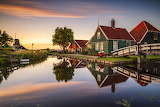 Netherlands Houses Sunrises Jigsaw Puzzle