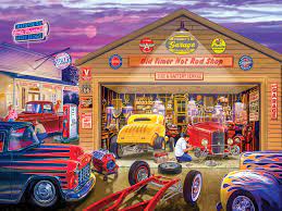 Old Timer’s Hot Rods Jigsaw Puzzle