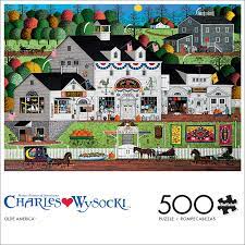 Olde America Charles Wysocki Jigsaw Puzzle