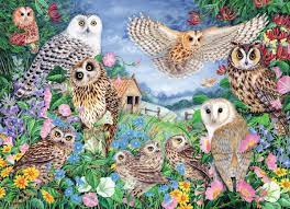 Owls in the Wood Jigsaw Puzzle
