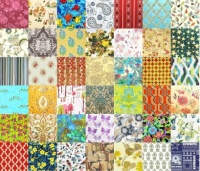 Patchwork Drapery Fabric Jigsaw Puzzle