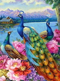 Peacocks – Bits and Pieces Puzzles Jigsaw