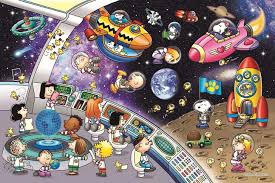 Peanuts Gang in Space Jigsaw Puzzle