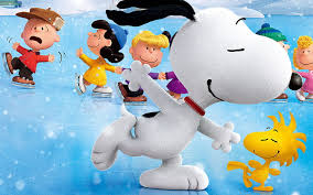 Peanuts Snoopy Skating Jigsaw Puzzle