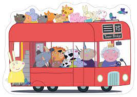 Peppa Pig Red Bus Jigsaw Puzzle