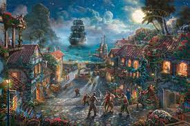 Pirates of Caribbean Kinkade Jigsaw Puzzle