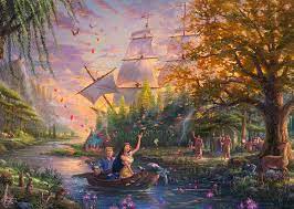 Pocahontas Thomas Kinkade Puzzle Jigsaw