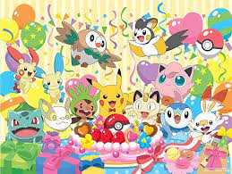 Pokemon Birthday Party Jigsaw Puzzle
