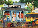 Post and Popcorn Jigsaw Puzzle