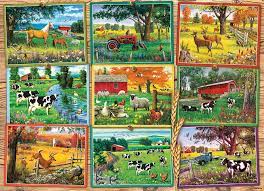 Postcards from the Farm Jigsaw Puzzle