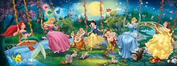 Princess Disney Panorama Jigsaw Puzzle