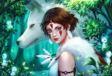 Princess Mononoke and Wolf Jigsaw Puzzle