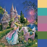 Princess and Unicorn Jigsaw Puzzle