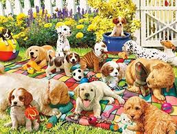 Puppy Playground Jigsaw Puzzle