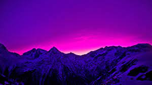 Purple Mountain Jigsaw Puzzle