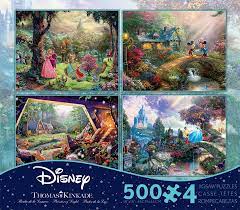Puzzles Thomas Kinkade Disney 4 in 1 Jigsaw