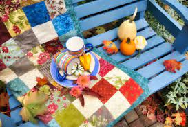 Quilt and Bench Jigsaw Puzzle