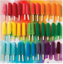 Rainbow Popsicles Jigsaw Puzzle