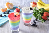 Rainbow Smoothie Shots Jigsaw Puzzle