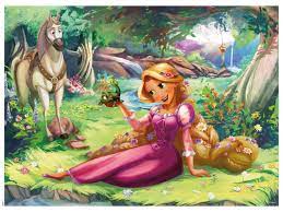 Rapunzel and Pascal Jigsaw Puzzle