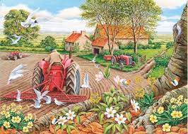 Red Harrows Jigsaw Puzzle