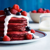 Red Velvet Pancakes Jigsaw Puzzle