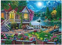 Weekend Retreat Lakehouse Jigsaw Puzzle