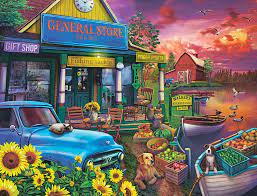 Riverside Market Jigsaw Puzzle