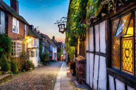 Rye Town at Dusk Jigsaw Puzzle