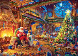 Santa’s Workshop Thomas Kinkade Puzzles