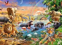 Savannah Jungle Jigsaw Puzzle