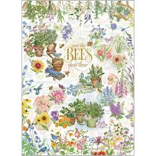 Desenhos de Save The Bees Jigsaw Puzzle para colorir