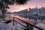 Scenery Lake Winter Jigsaw Puzzle