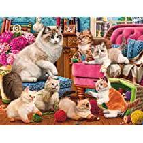 Sewing Kittens Jigsaw Puzzle