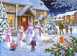 Snowman Scene