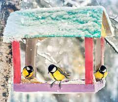 Snowy Bird Feeder Jigsaw Puzzle