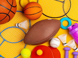 Desenhos de Sports Equipment Jigsaw Puzzle para colorir