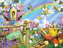 Spring Egg Hunt Jigsaw Puzzle