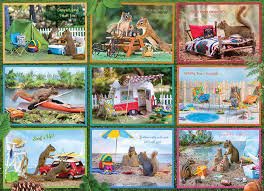 Squirrels on Vacation Jigsaw Puzzle