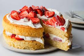 Strawberries Sponge Cake Jigsaw Puzzle