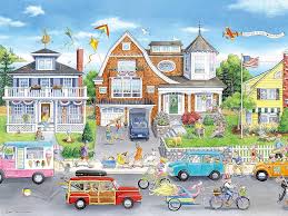 Summer by The Beach Jigsaw Puzzle