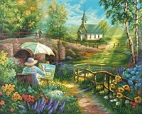 Sunday Painter Jigsaw Puzzle