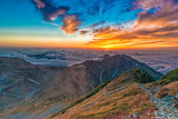Sunset and Mountain Jigsaw Puzzle