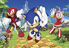 Sonic é rápido como um relâmpago - puzzle online