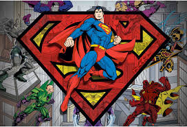 Desenhos de Superman & Villains Jigsaw Puzzle para colorir
