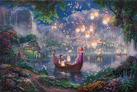 Tangled Rapunzel Floating Lights Jigsaw Puzzle